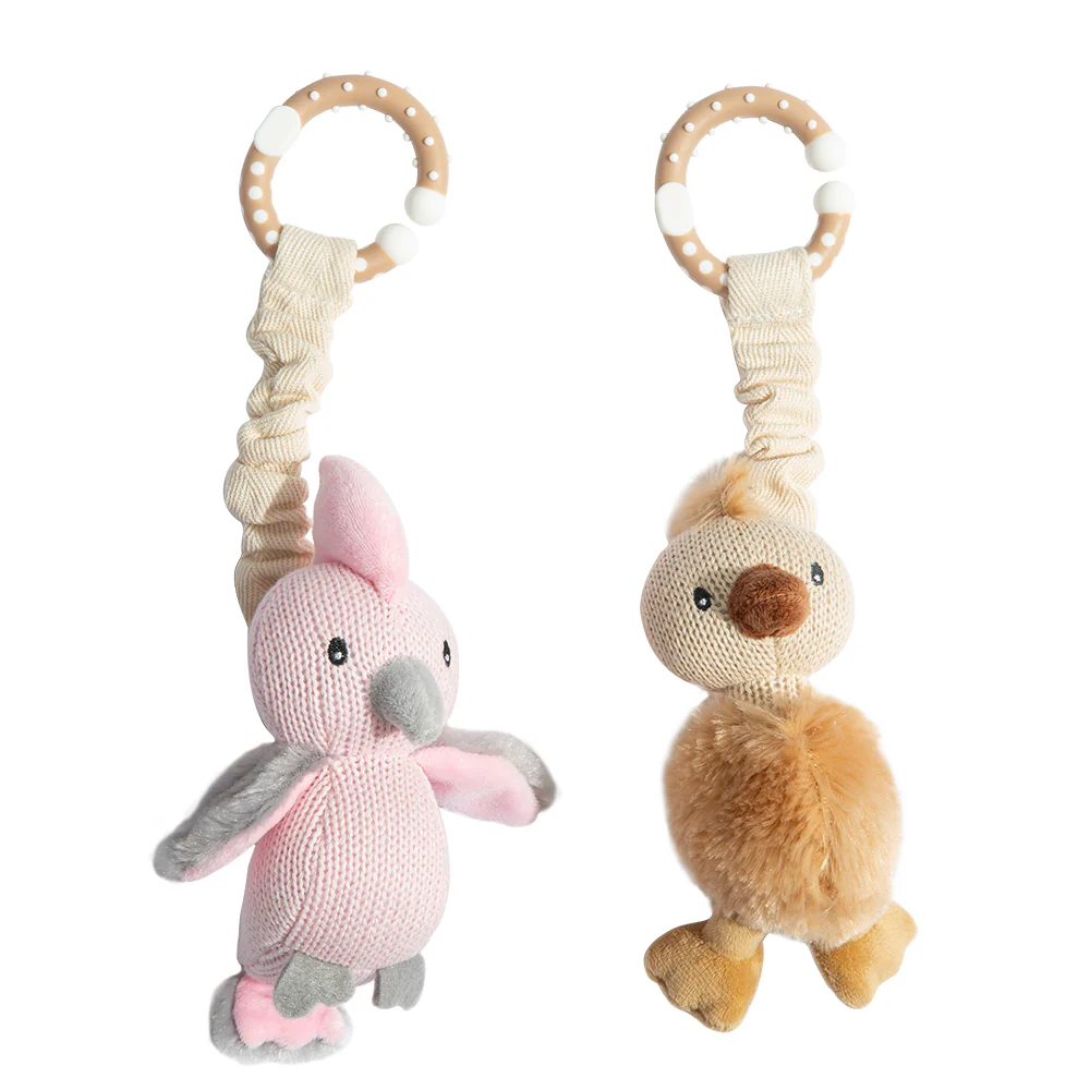 Stroller Toys 2pk - Galag & Emu 