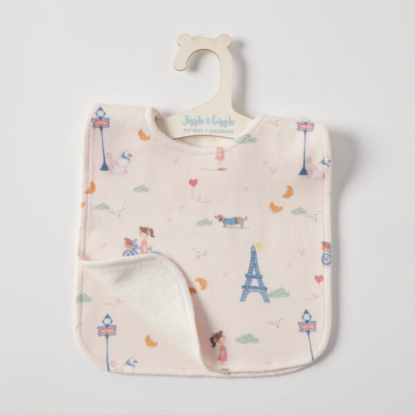 Bonjour Paris Jersey Bib Set Of 2