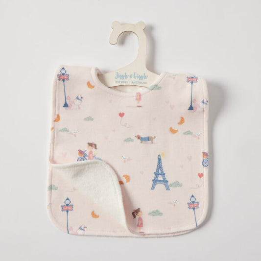Bonjour Paris Jersey Bib Set Of 2