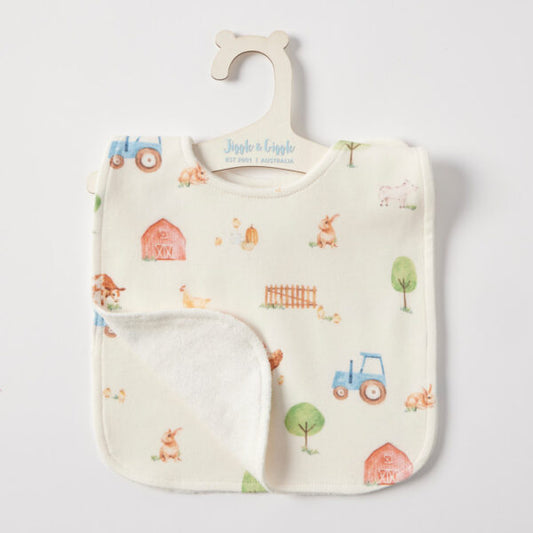 Barnyard Jersey Bib Set Of 2