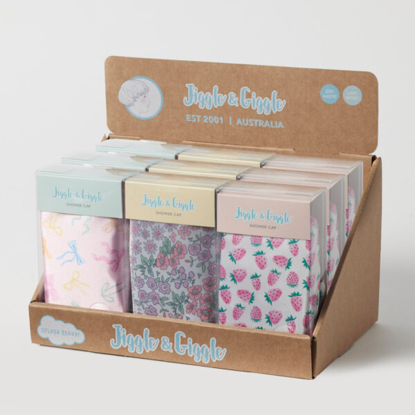 J&g Shower Cap Cdu 12pcs/3asst