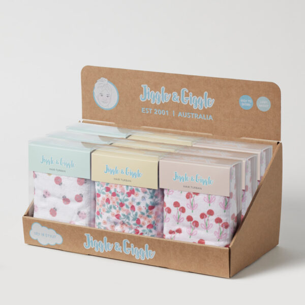 J&g Hair Turban Cdu 12pcs/3asst