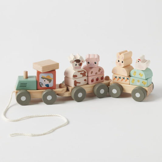 Animal Stacking Train