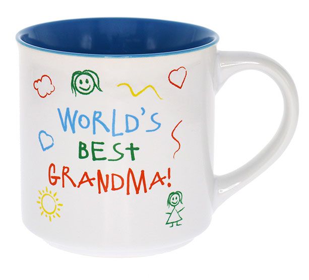 Grandma Kid Art Coffee Mug