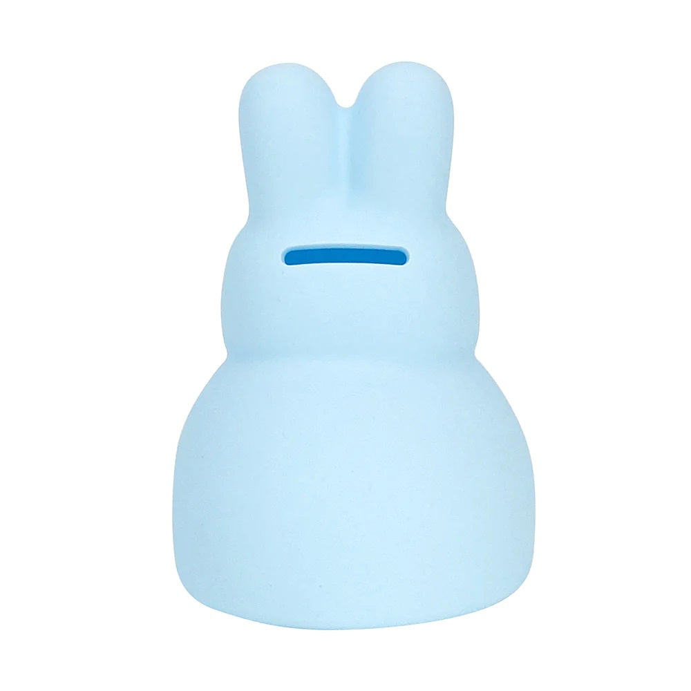 Silicone Bunny Money Bank Iced Blue