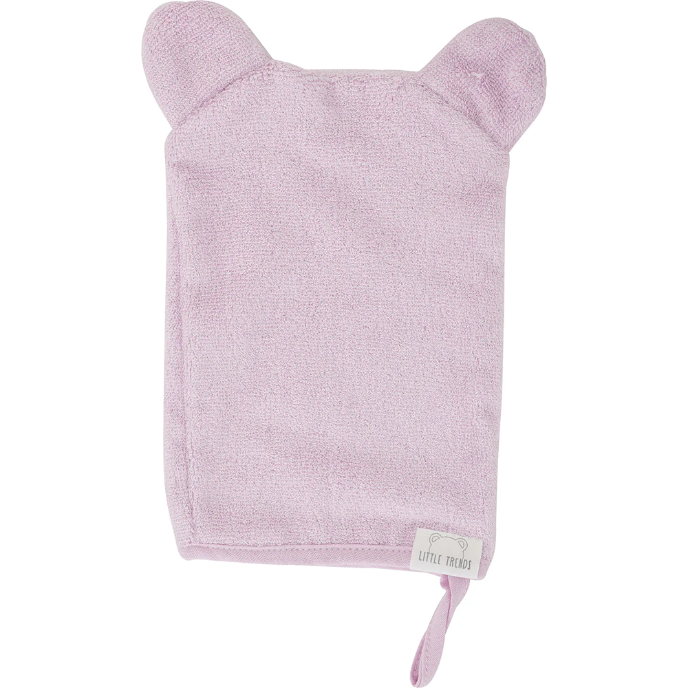 Wash Mitt Bear Lilac