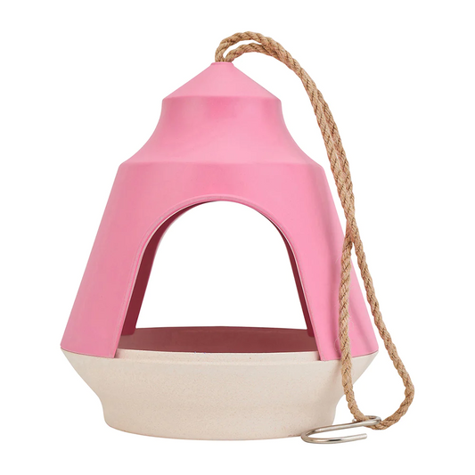 Bird House Bamboo Pink Cream