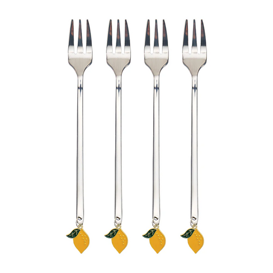 Party Fork - Lemons 4pc