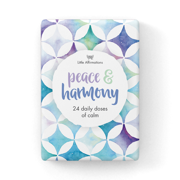 Inspirational Affirmation Cards Peace & Harmony 