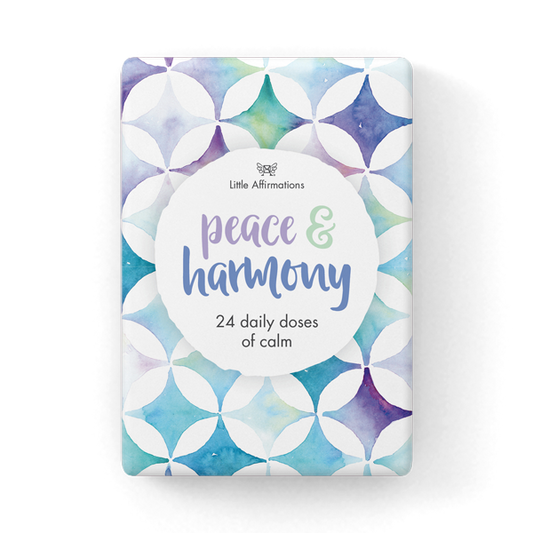 Inspirational Affirmation Cards Peace & Harmony 