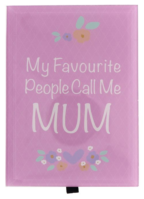 Glass Plaque Mum