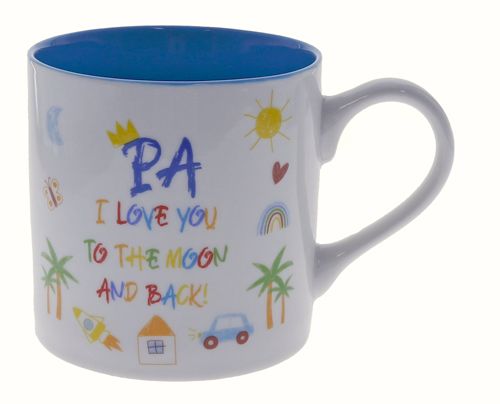 Pa Love You Kid Art Mug