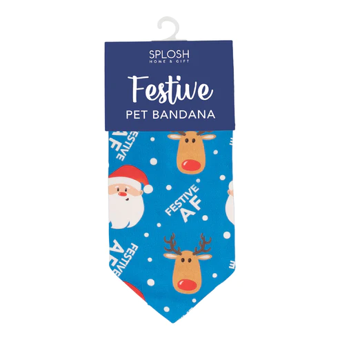 Christmas Santa Dog Bandana