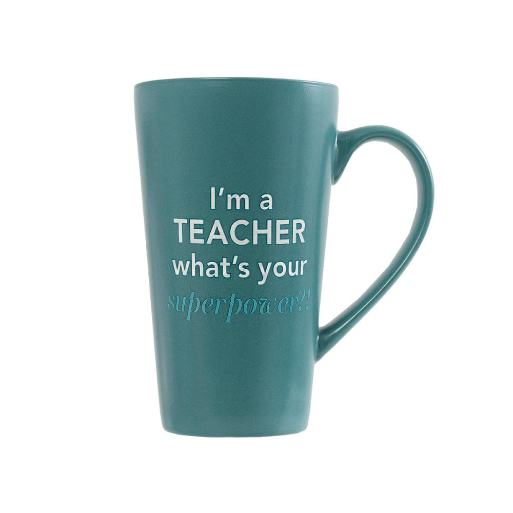 Teacher Superpower Latte Mug