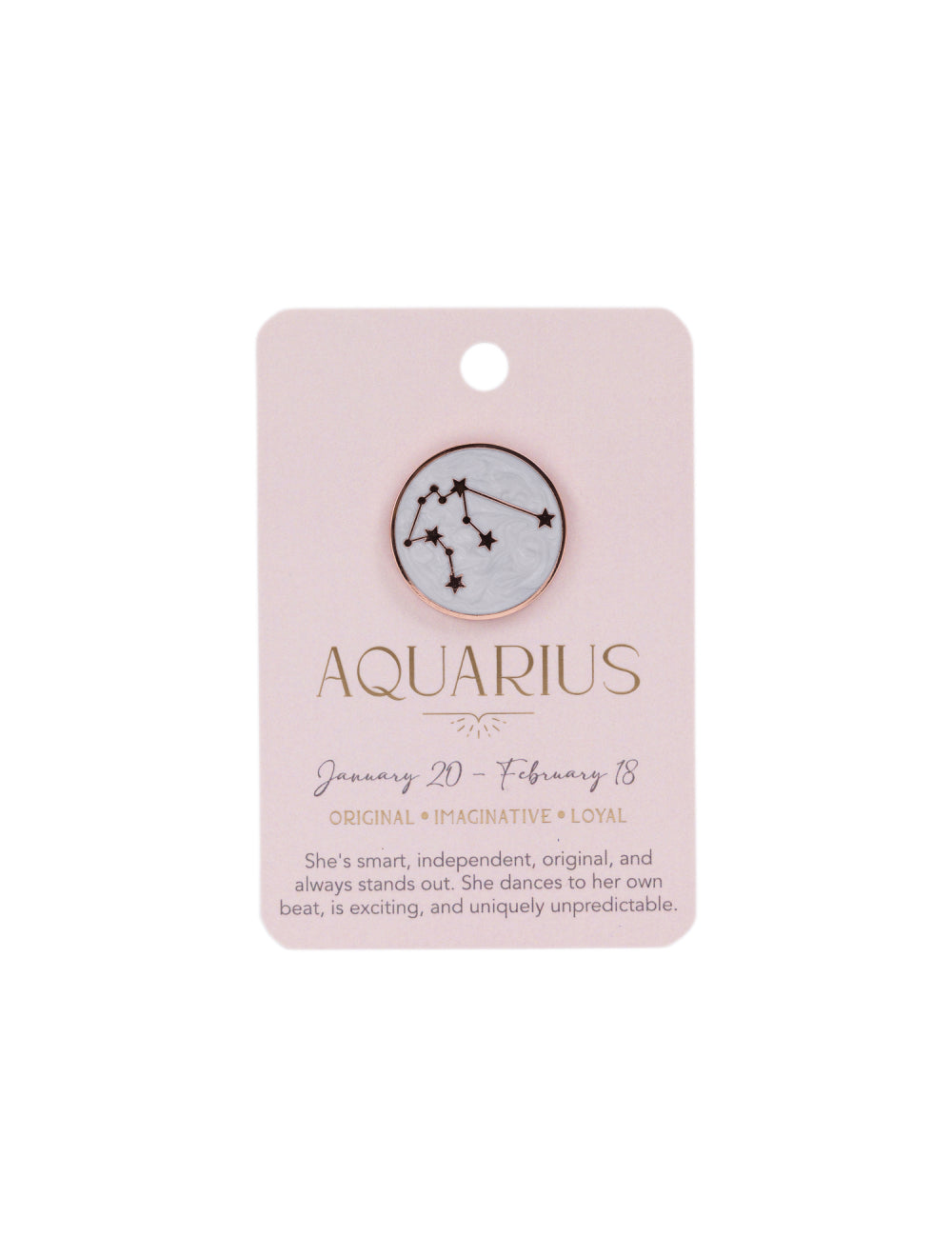 Aquarius Keepsake Pin