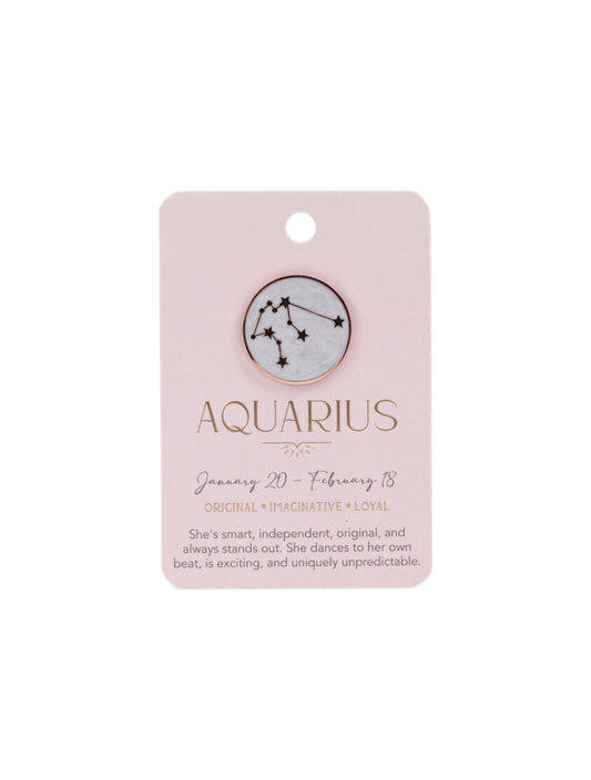 Aquarius Keepsake Pin