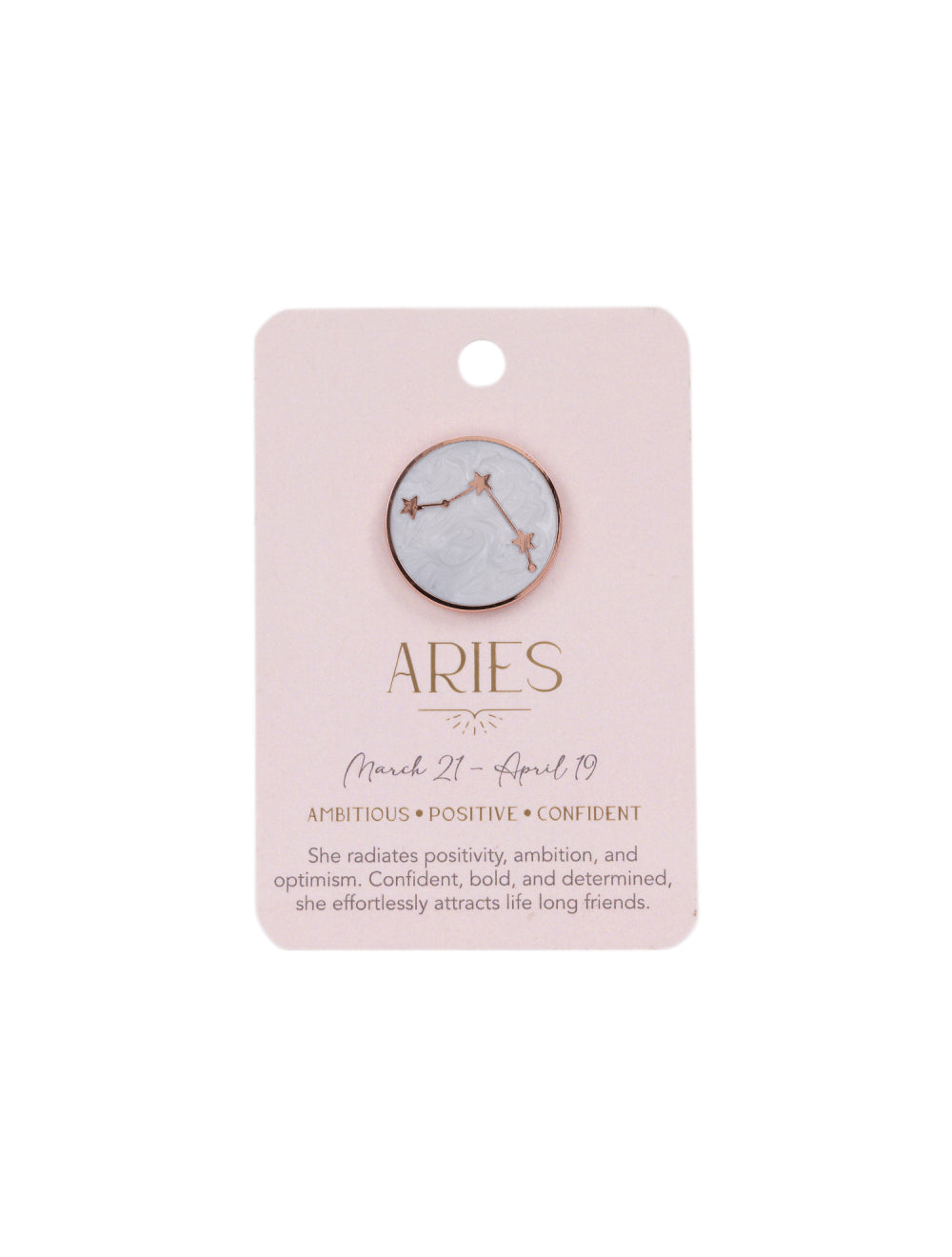 Aries Keepsake Pin