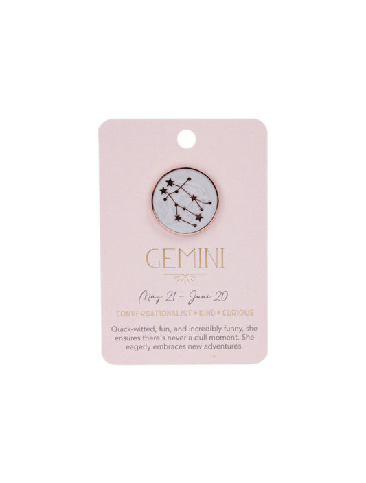Gemini Keepsake Pin