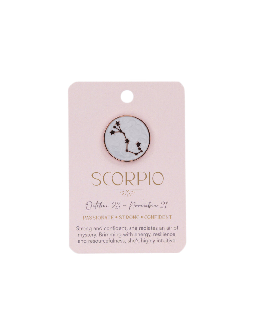 Scorpio Keepsake Pin