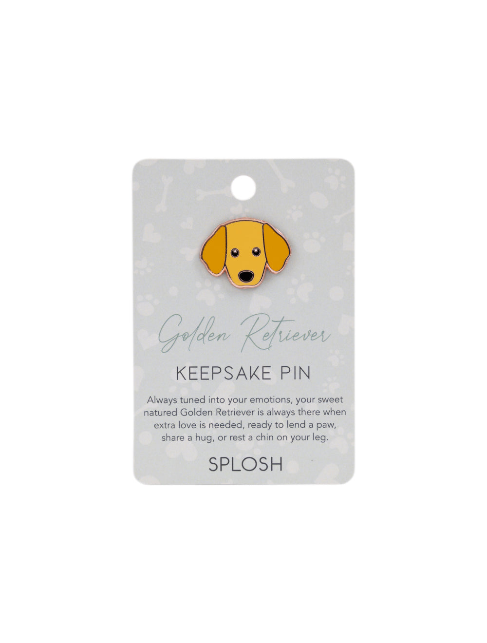 Golden Retriever Keepsake Pin