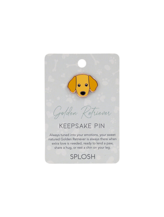 Golden Retriever Keepsake Pin