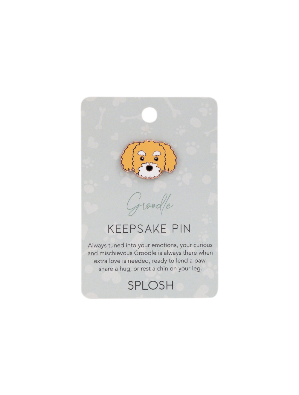 Groodle Keepsake Pin