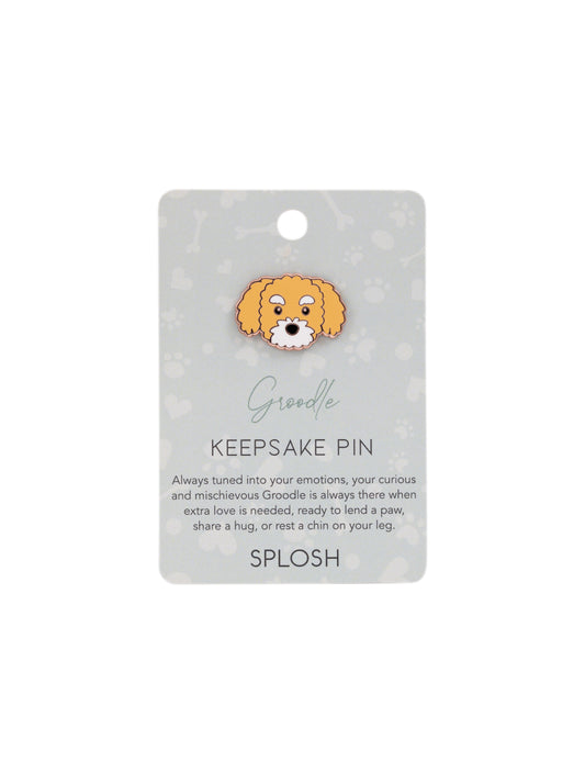 Groodle Keepsake Pin