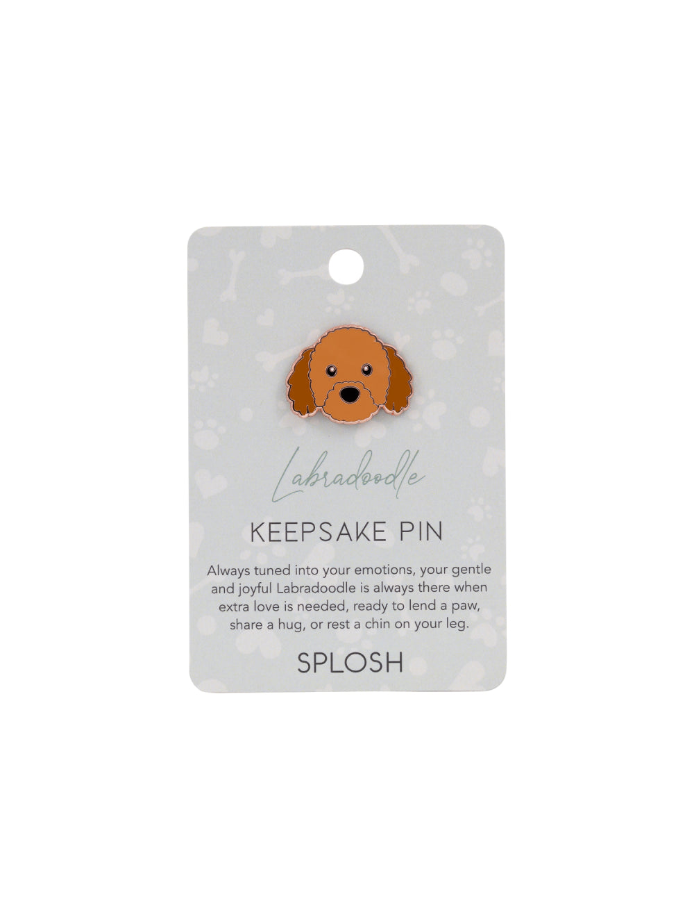 Labradoodle Keepsake Pin