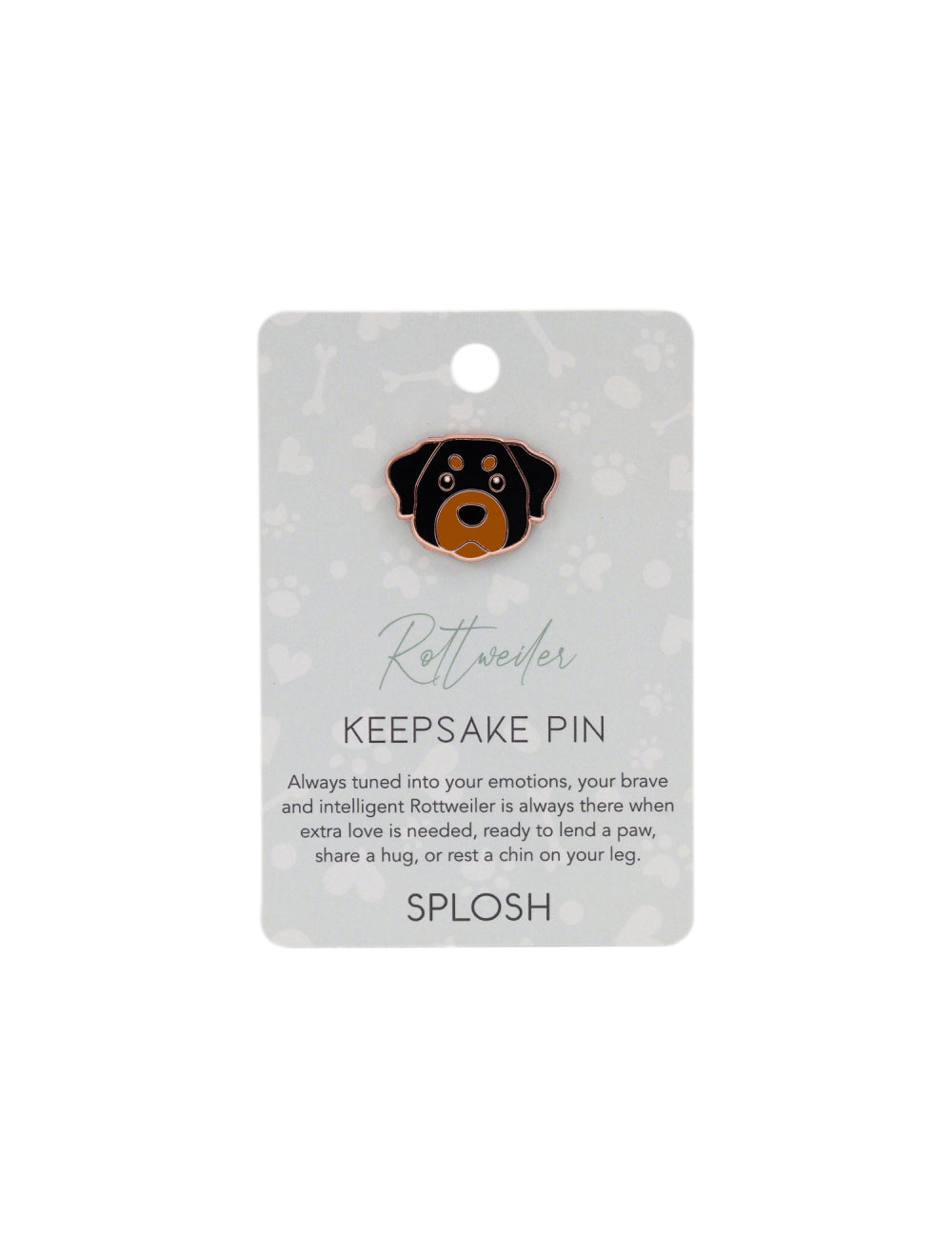 Rottweiler Keepsake Pin