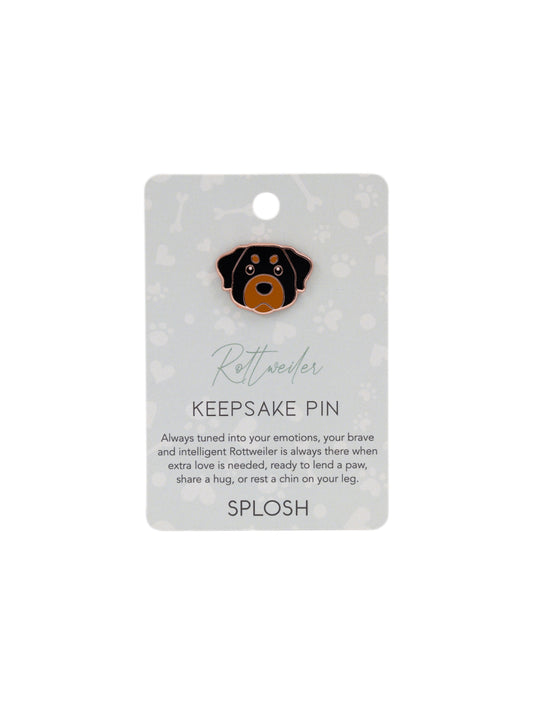 Rottweiler Keepsake Pin