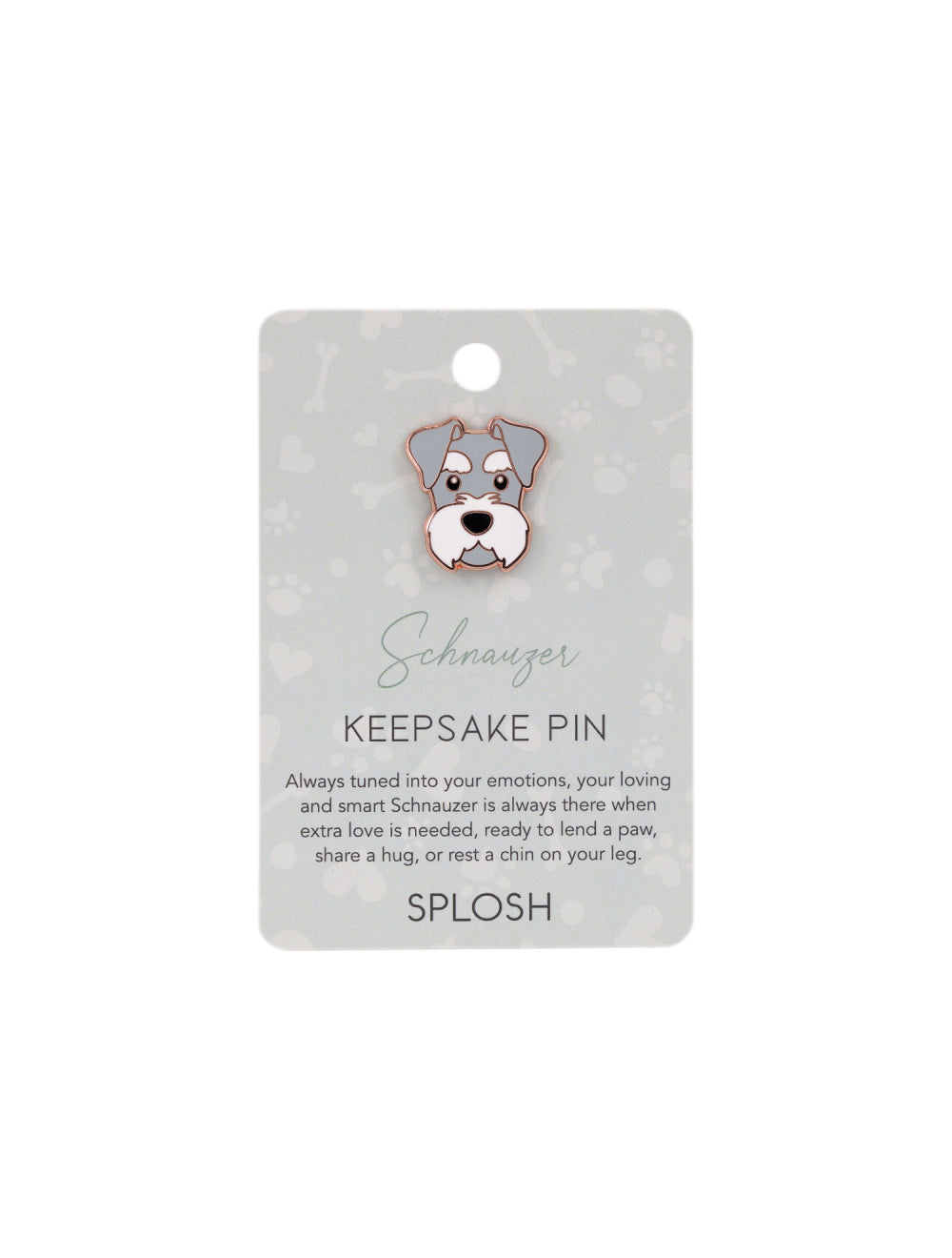 Schnauzer Keepsake Pin