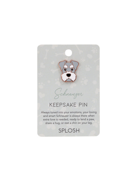 Schnauzer Keepsake Pin