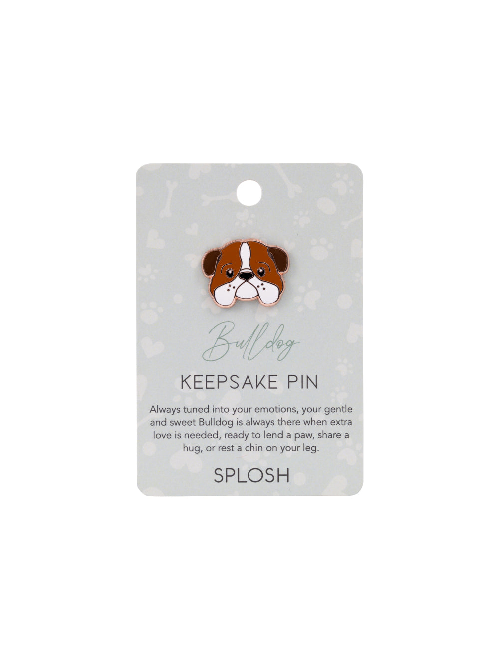 Bulldog Keepsake Pin