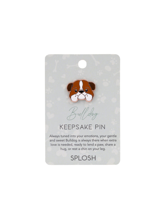 Bulldog Keepsake Pin