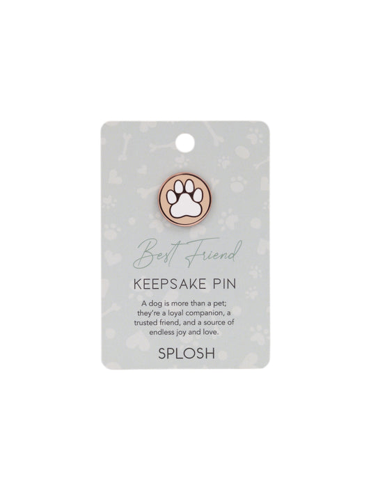 Dog Best Friend Keepsake Pin