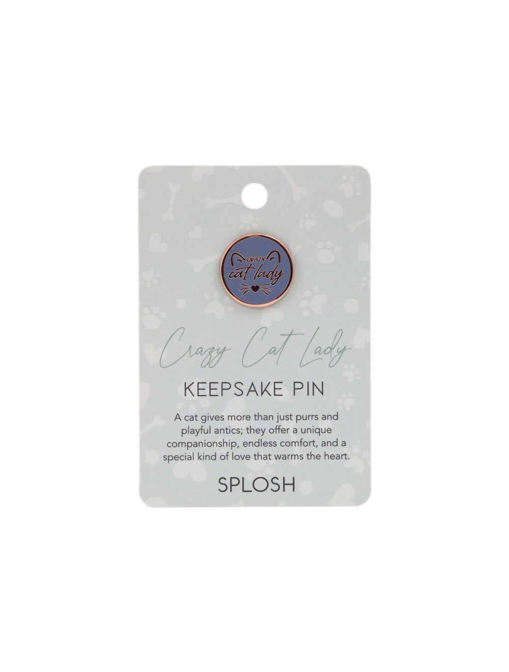 Crazy Cat Lady Keepsake Pin
