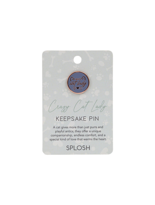 Crazy Cat Lady Keepsake Pin