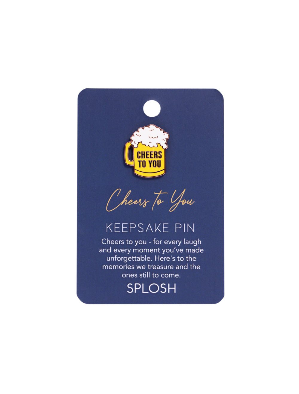 Fathers Day Cheers Keepsake Pin