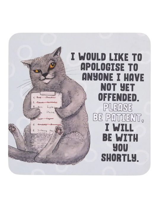 Olive & Co. Offended Coaster