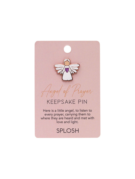 Angel Of Prayer Keepsake Pin