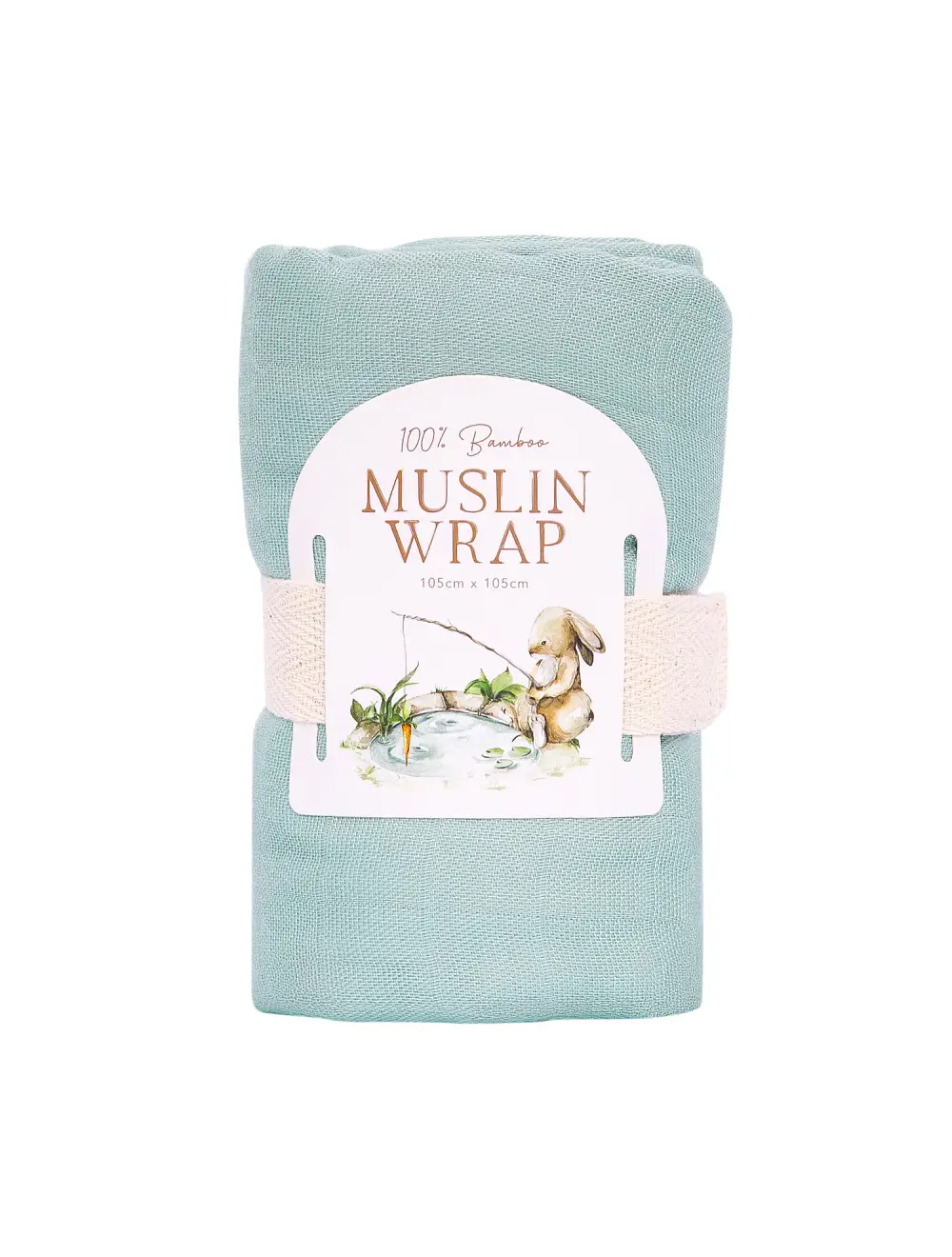 Tiny Wonders Sage Muslin Wrap