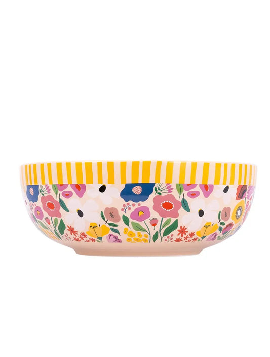 Billie Ceramic Salad Bowl