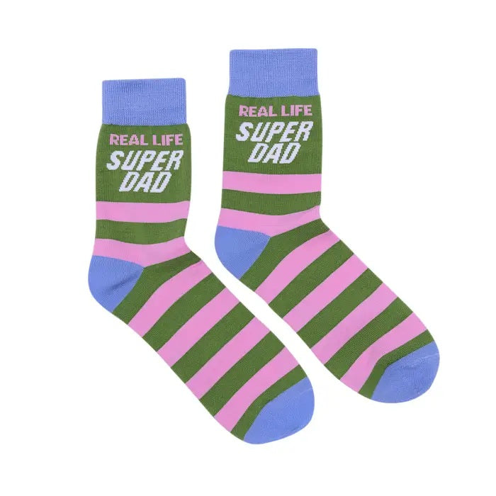 Father's Day Super Dad Socks