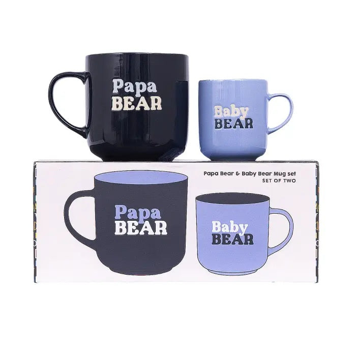 Father's Day Dad & Baby Bear Mug Set