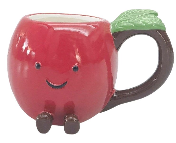 Annie Apple Friends Mug Red 9cm