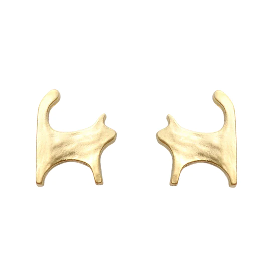 Earring Cat Gold