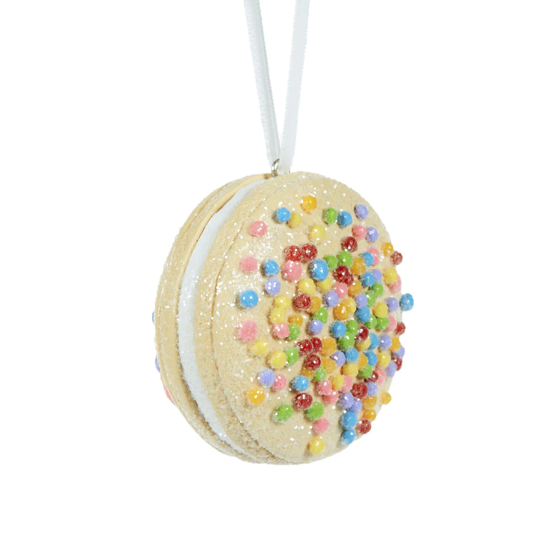 Sprinkles Macaron Hanging Ornament