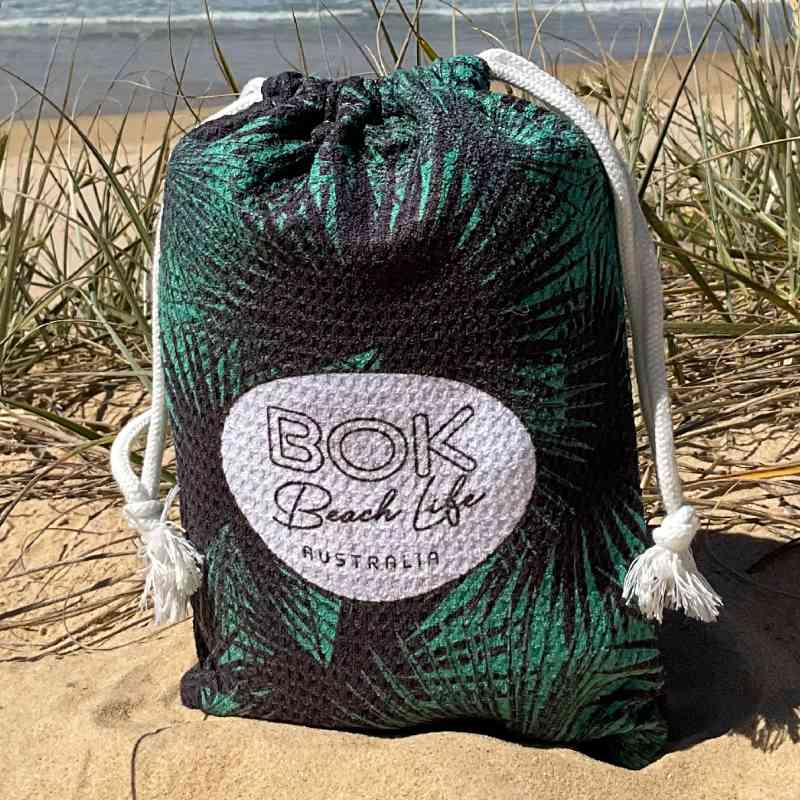 Sand Free Beach Towel- Palm Oasis