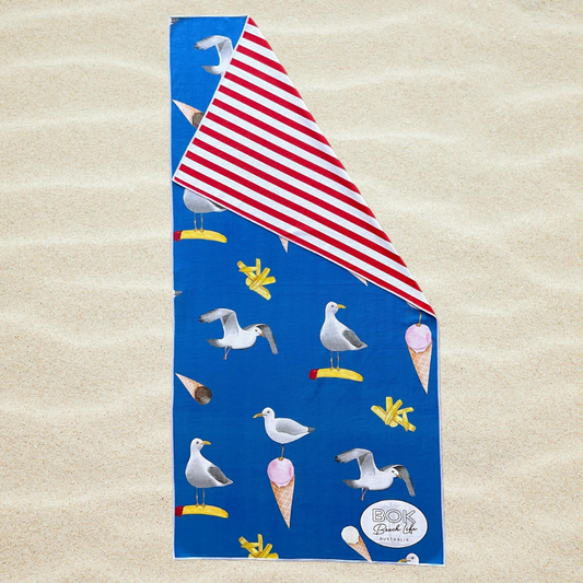 Sand Free Beach Towel - Seas The Day