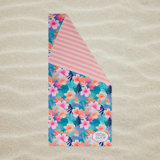 Sand Free Beach Towel - Pacific Petals 